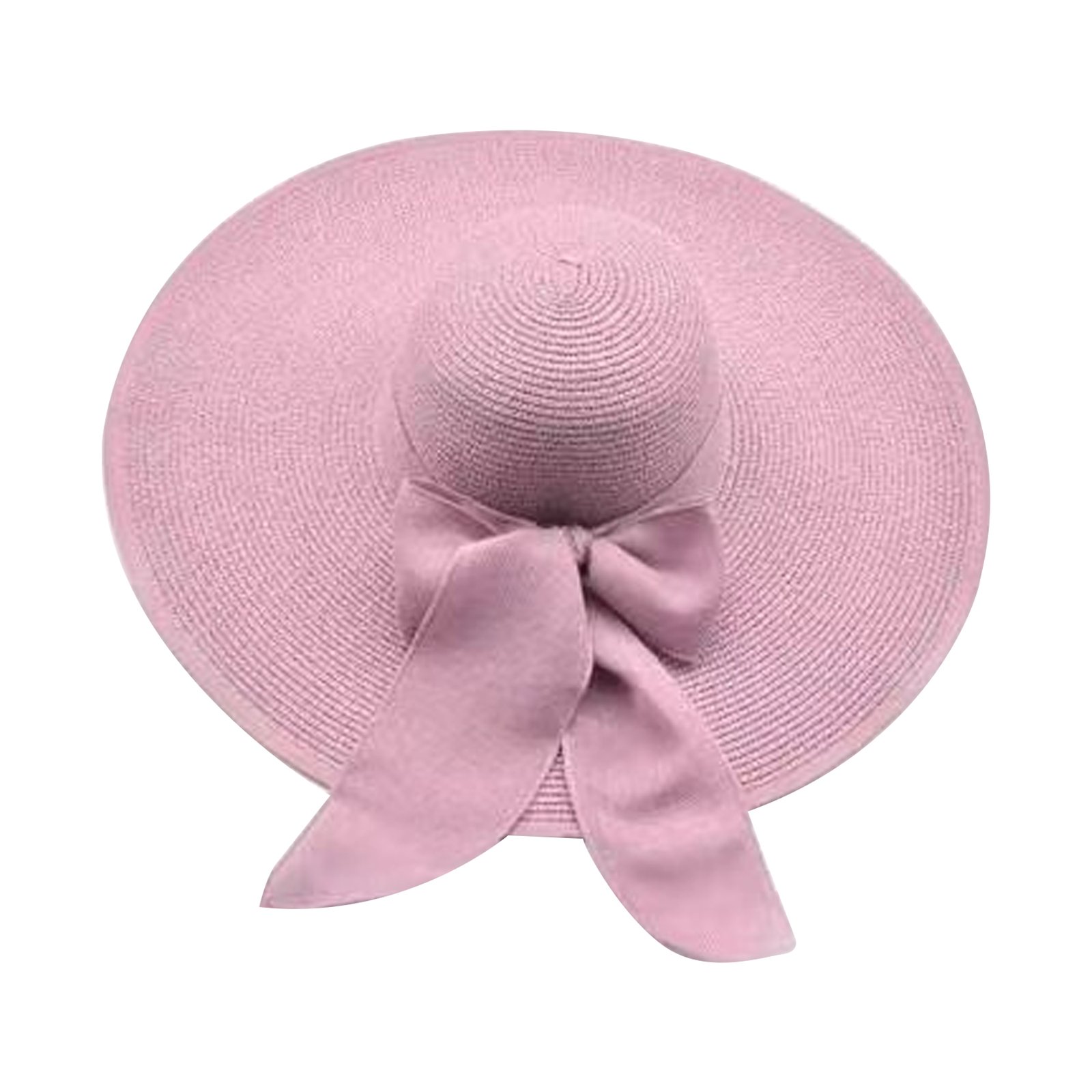 Summer Wide Brim UV Protection Hat Embroidery