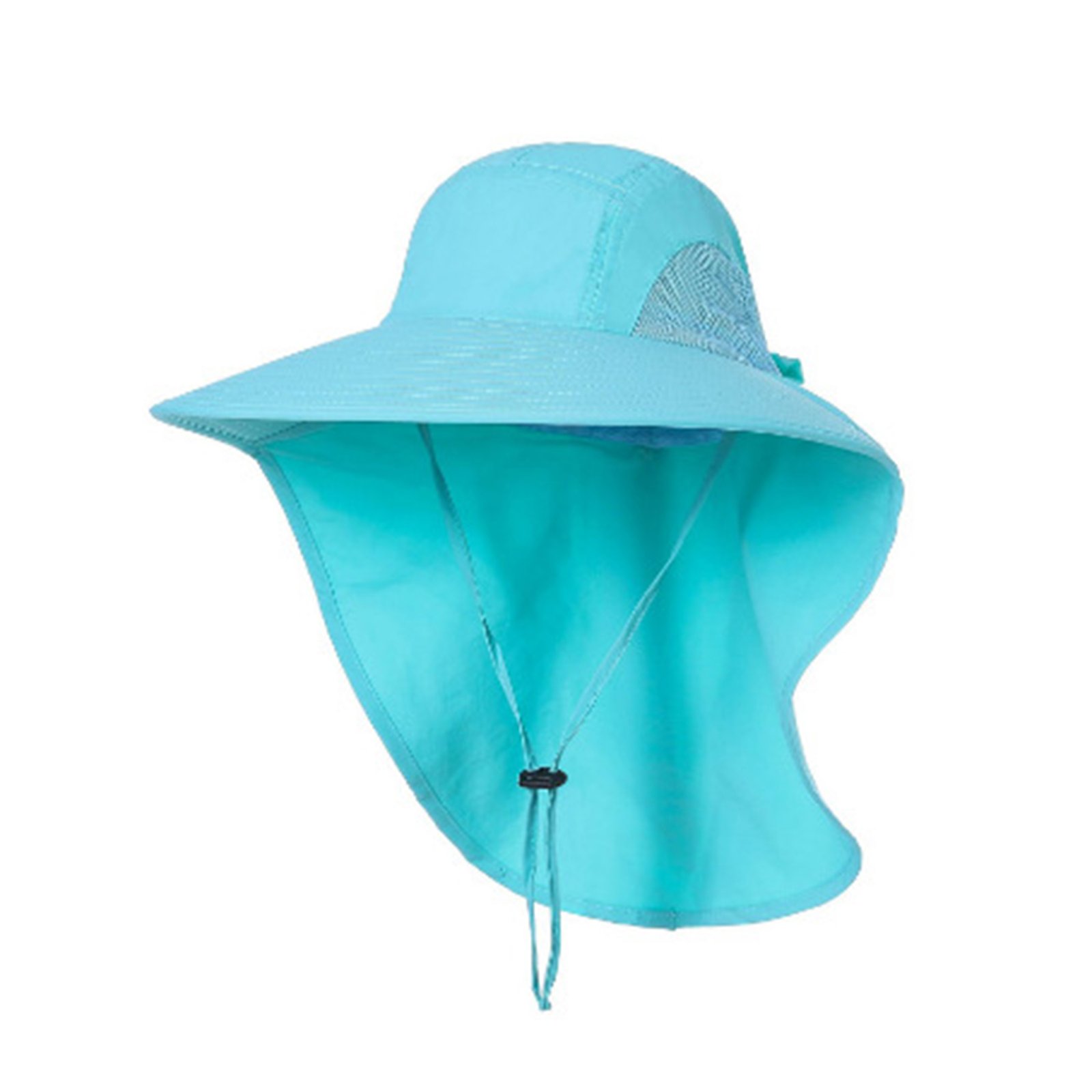 Uv Protection Bucket Hat With Neck Flap