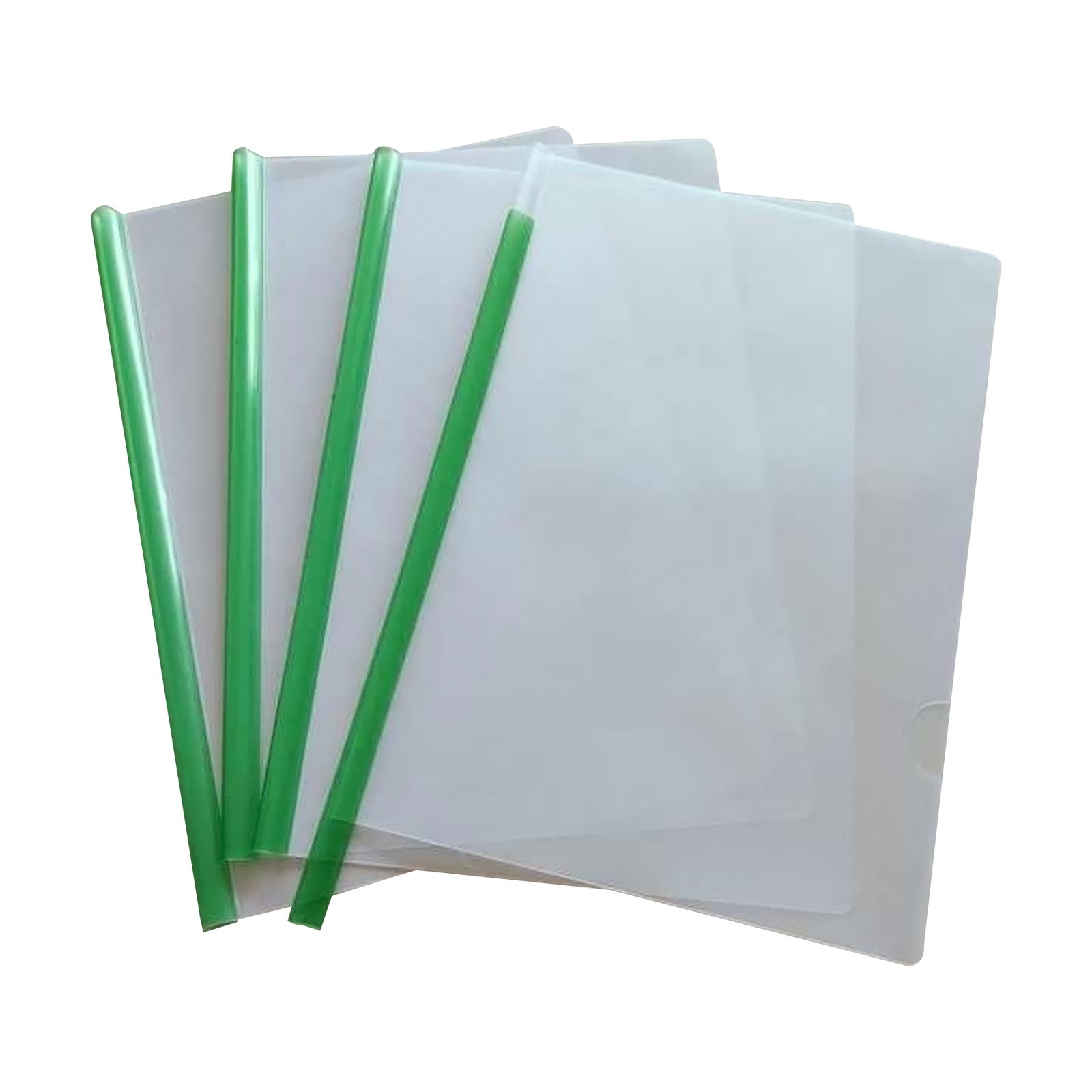 A4 Transparent File Document Folder with Sliding Bars