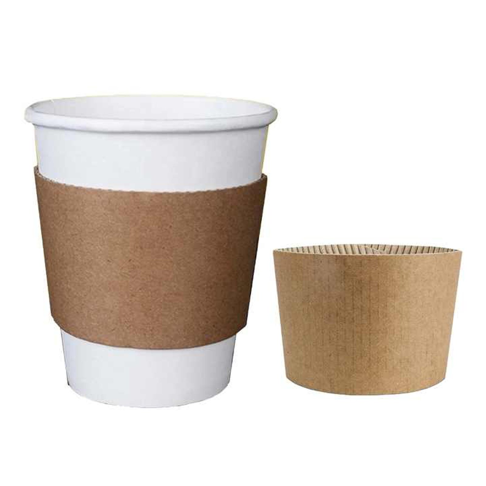 5 " x 2.4 "Kraft Paper Cup Sleeve
