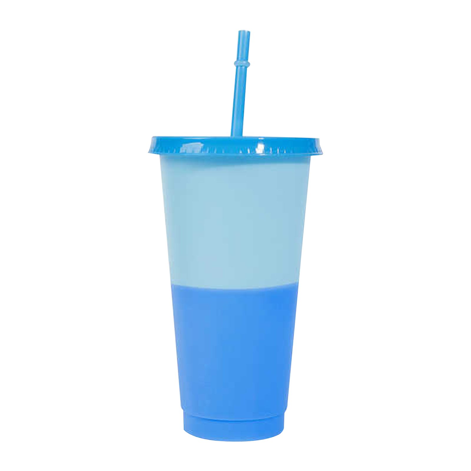 24OZ Mood Color Changing Cup With Lid And Straw