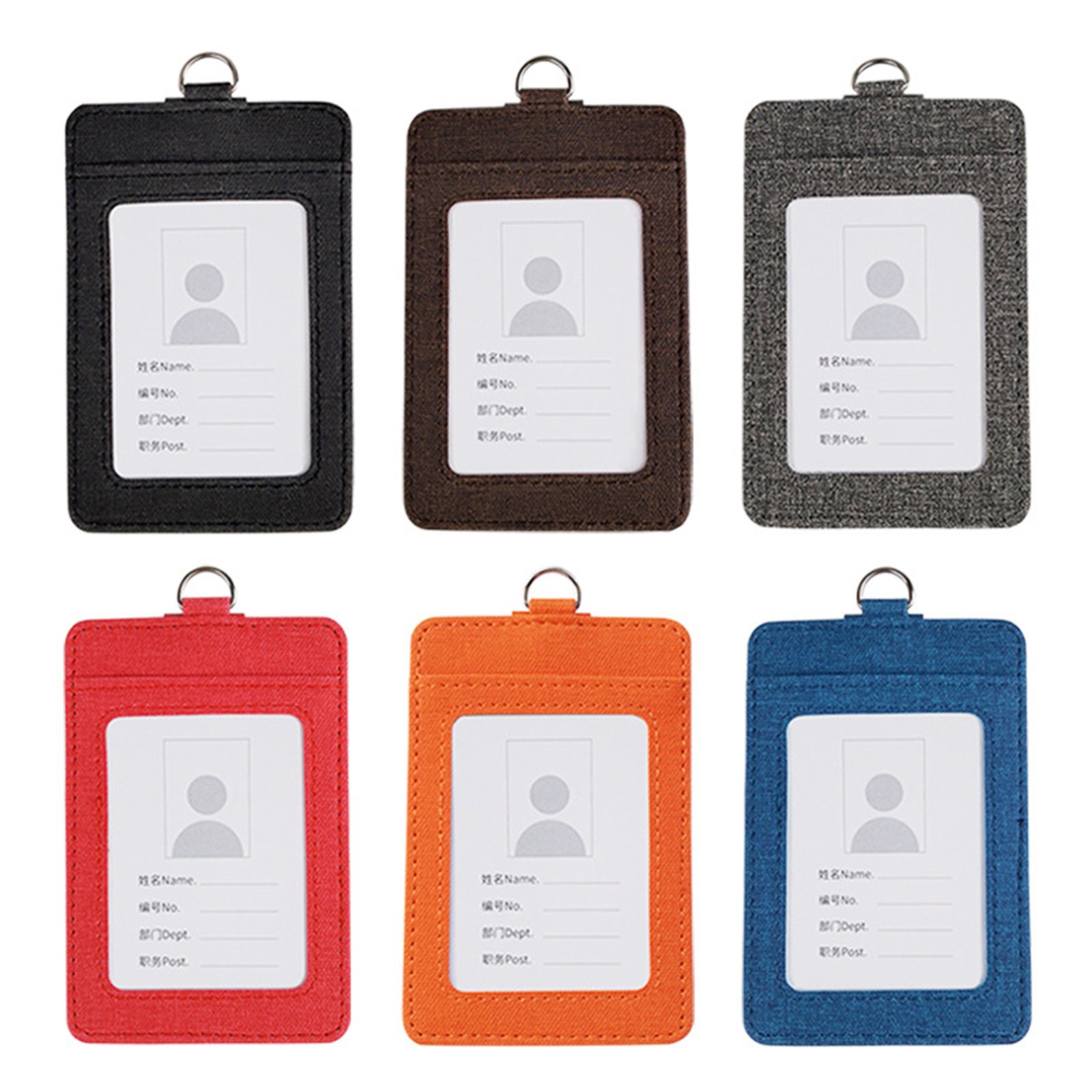 ID Badge Holder With Retractable Lanyard