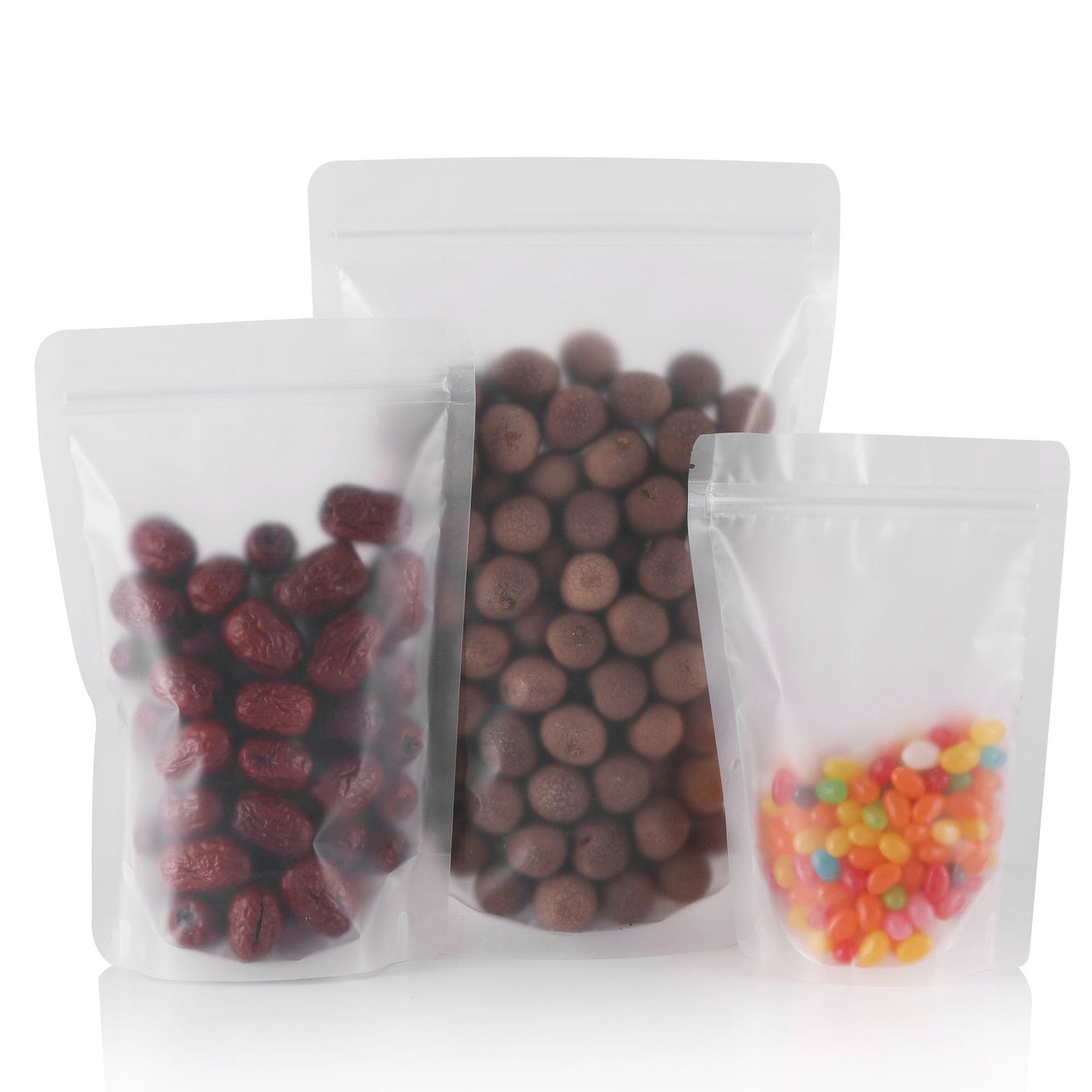 Frosted Transparent Food Bag