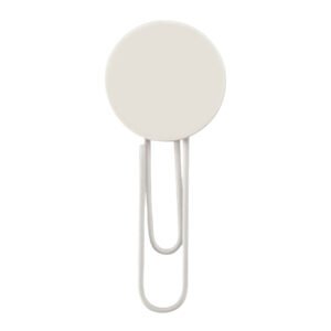 Full-color custom round paperclip bookmark