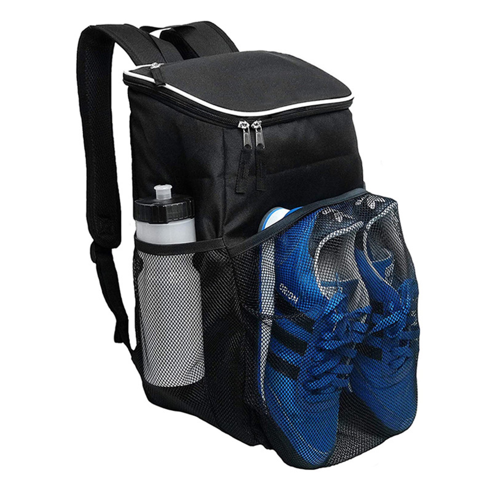 Sports Workout Gym Bag Backpack W/ Ball Equipment Pocket