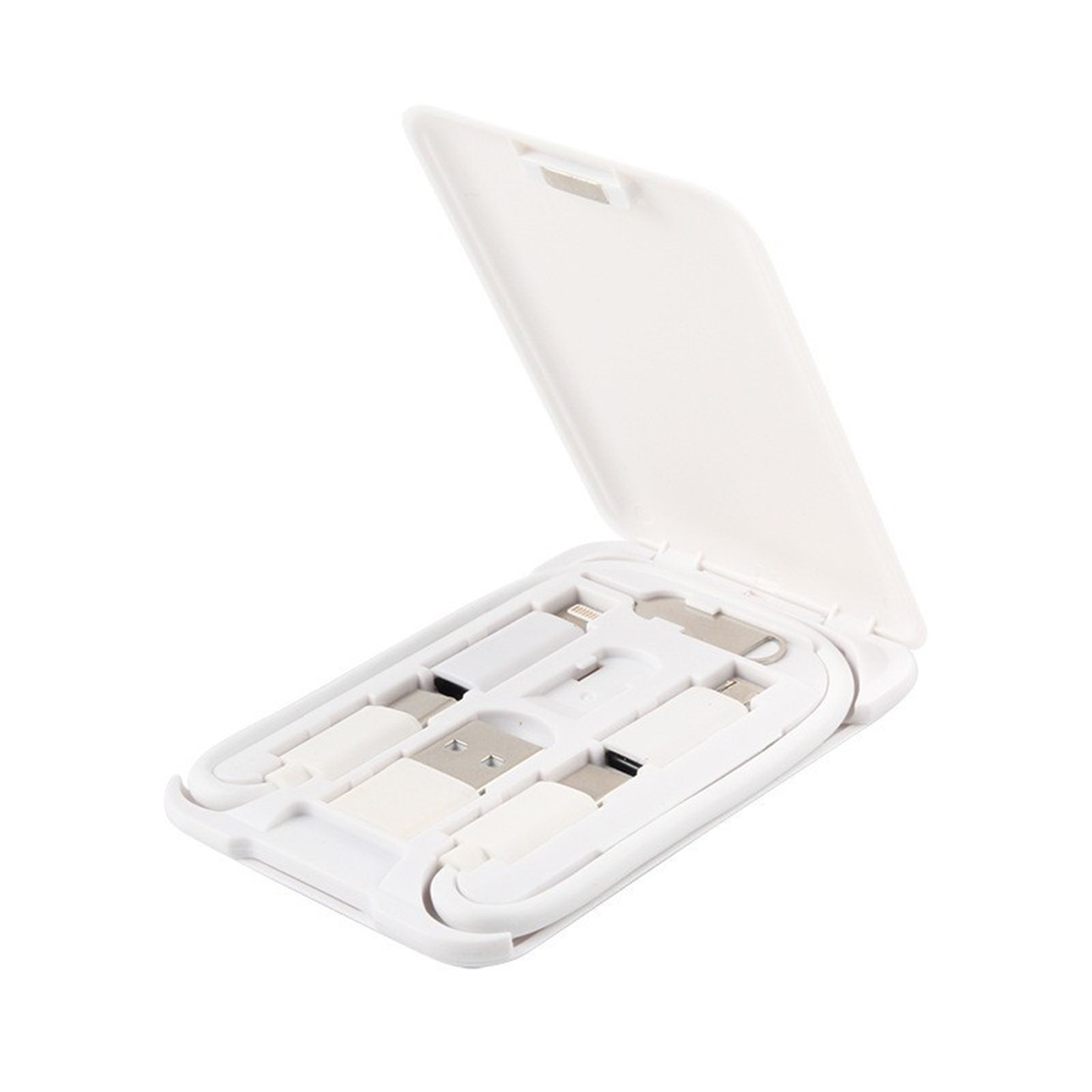 Multi-function Charging Cable in Plastic Case