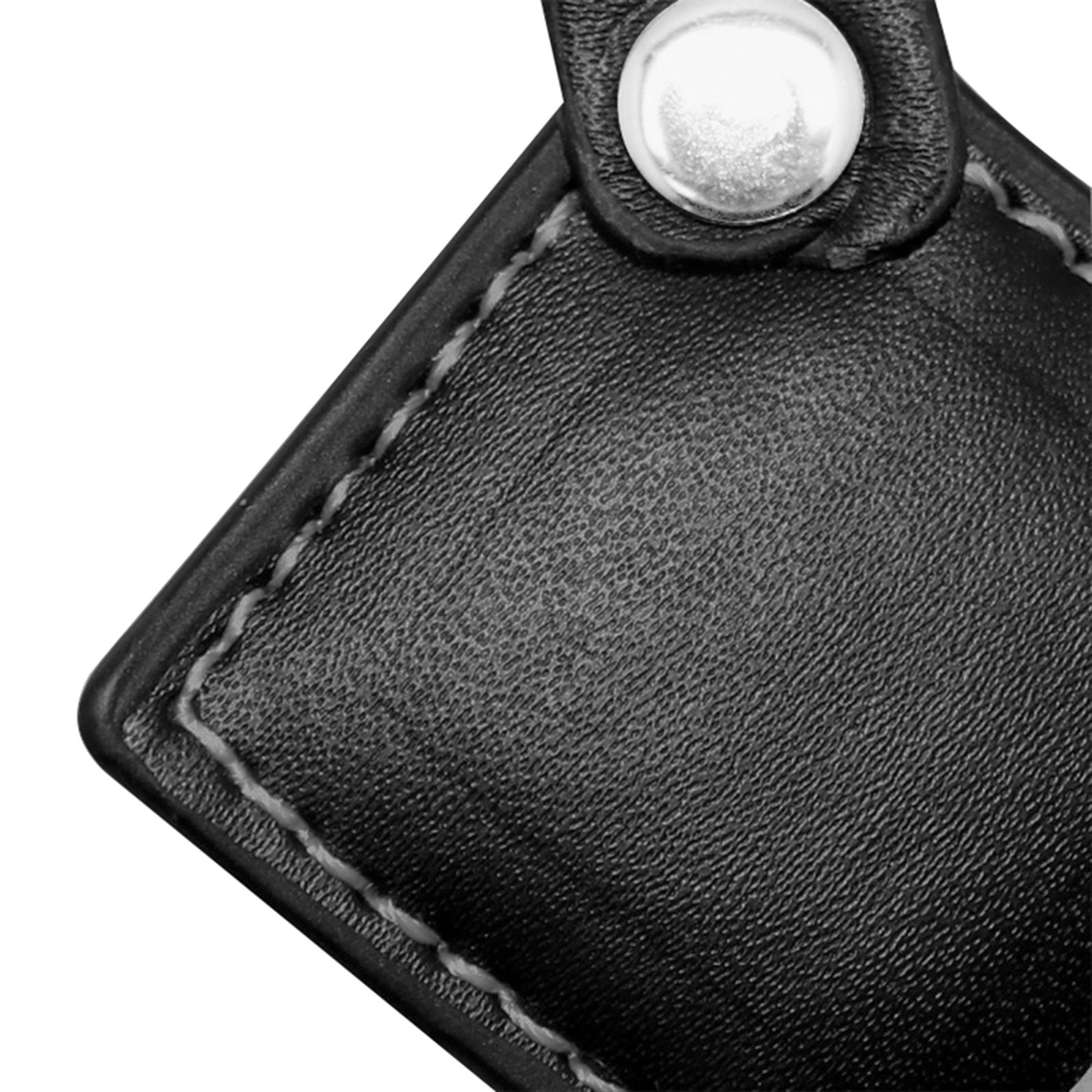 Leatherette Quadrate Keychain