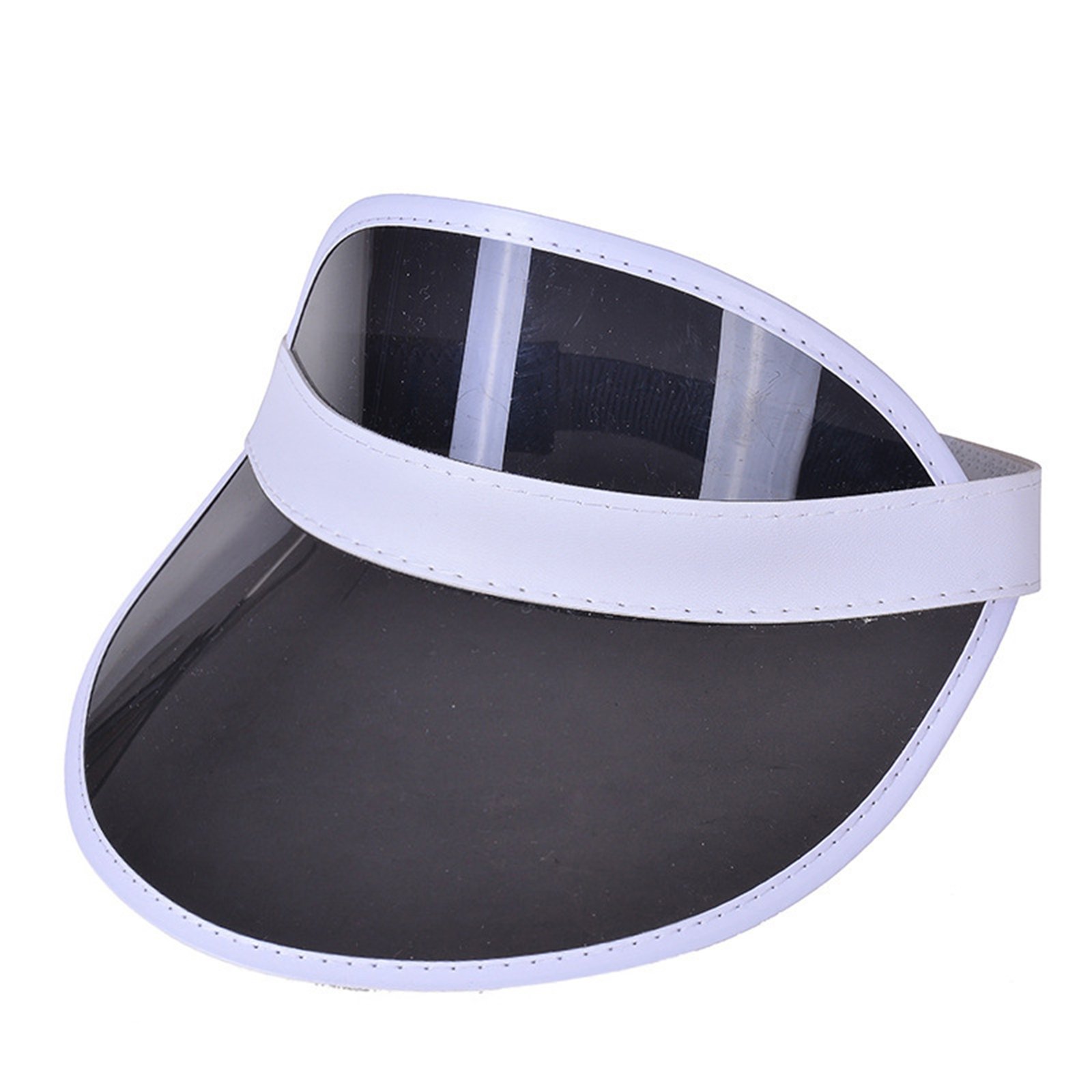 Rainbow Pvc Transparent Sun Visor Hat