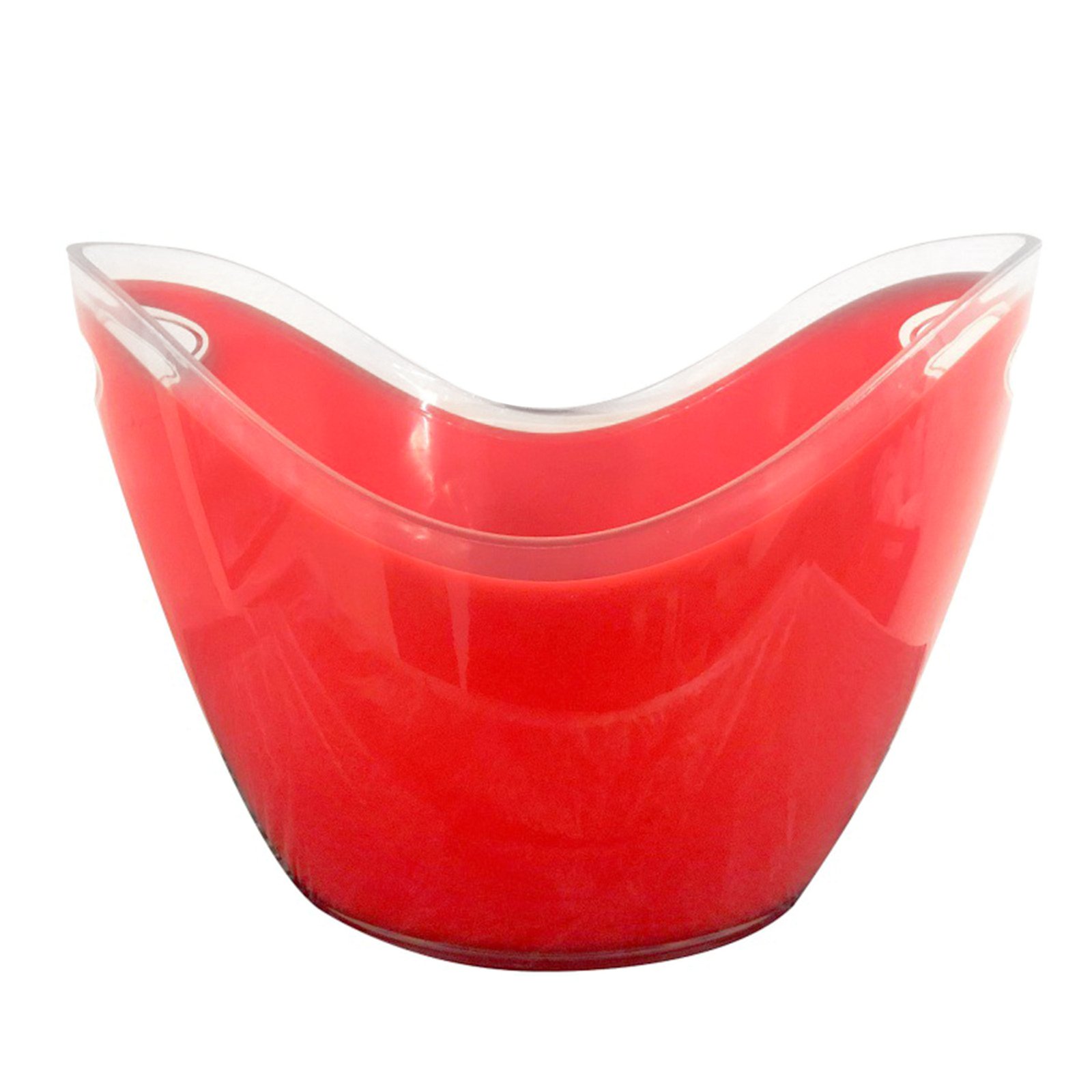 4L Clear Plastic Ice Bucket (1 Gal)