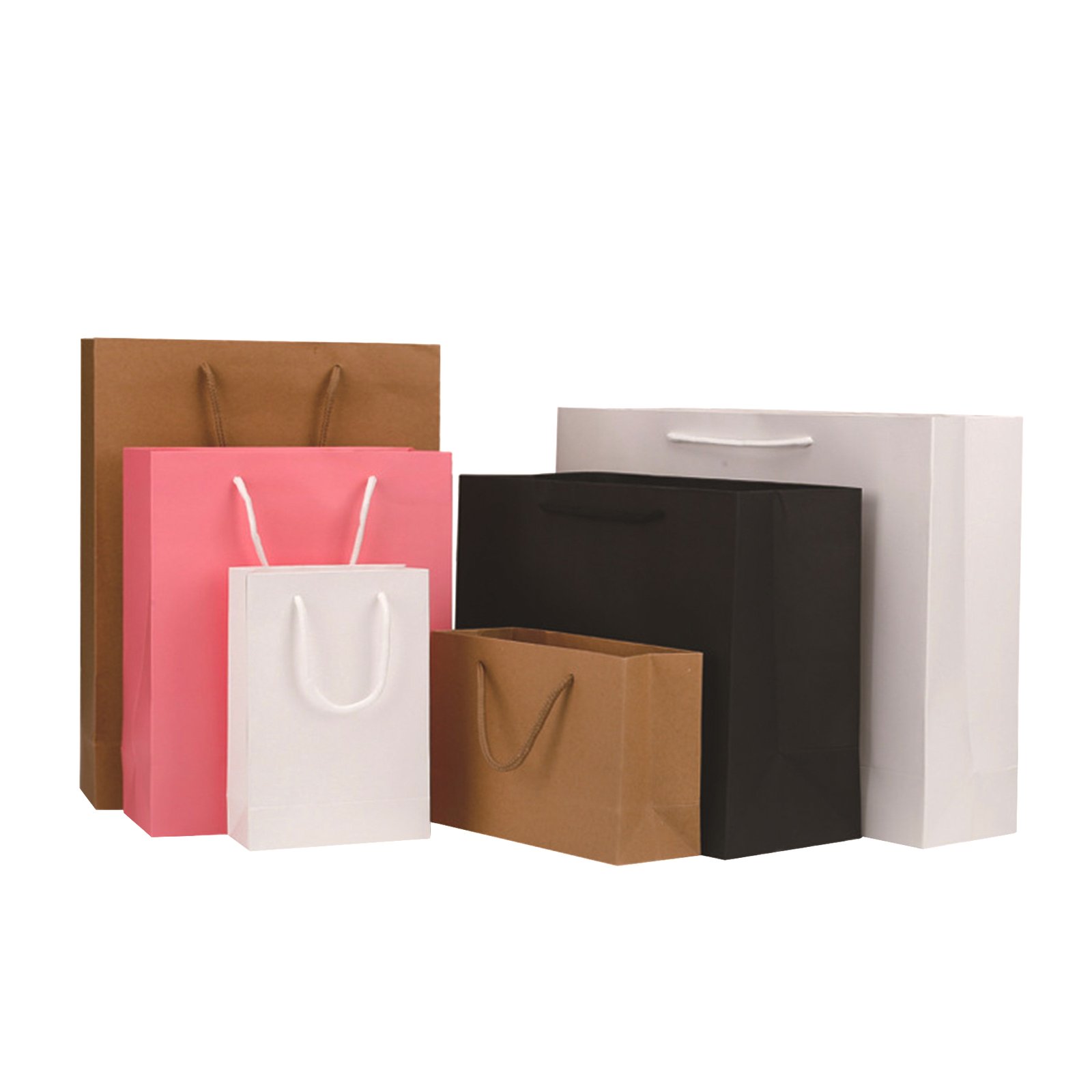 Premium Black Matte Paper Shopping bag