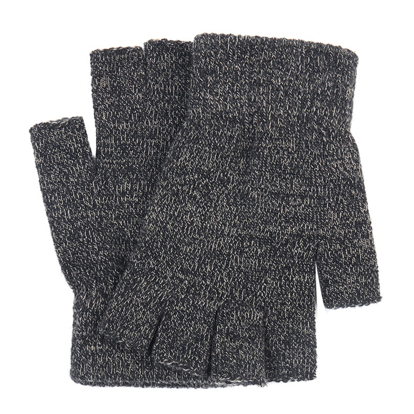 Knit Half Finger Gloves