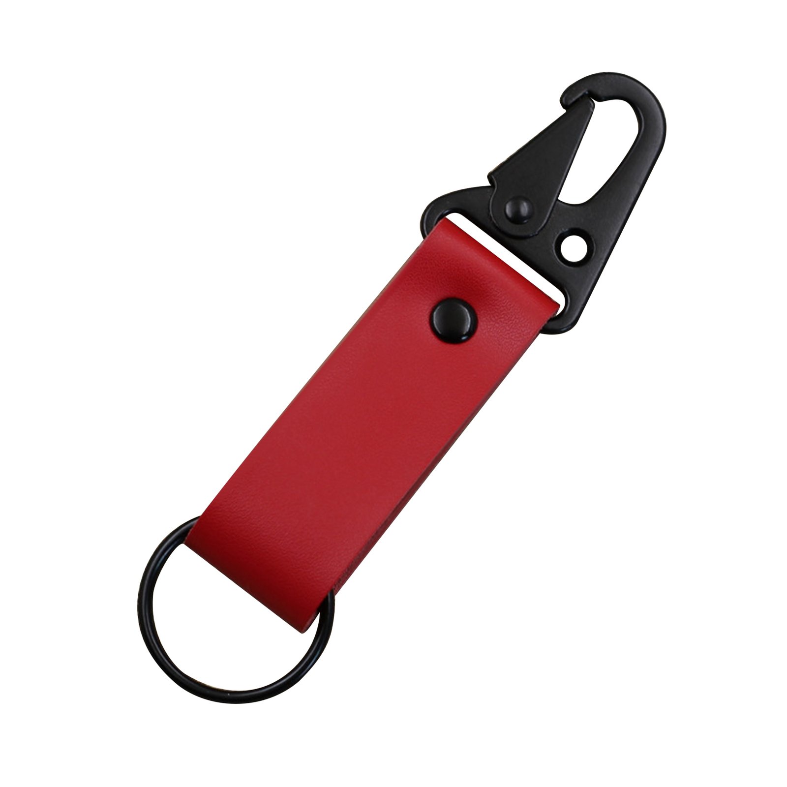 Leather Carabiner Zinc Alloy Key Holder