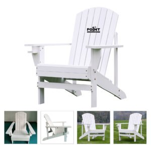 Folding Adirondack Chair with Retractable Ottoman