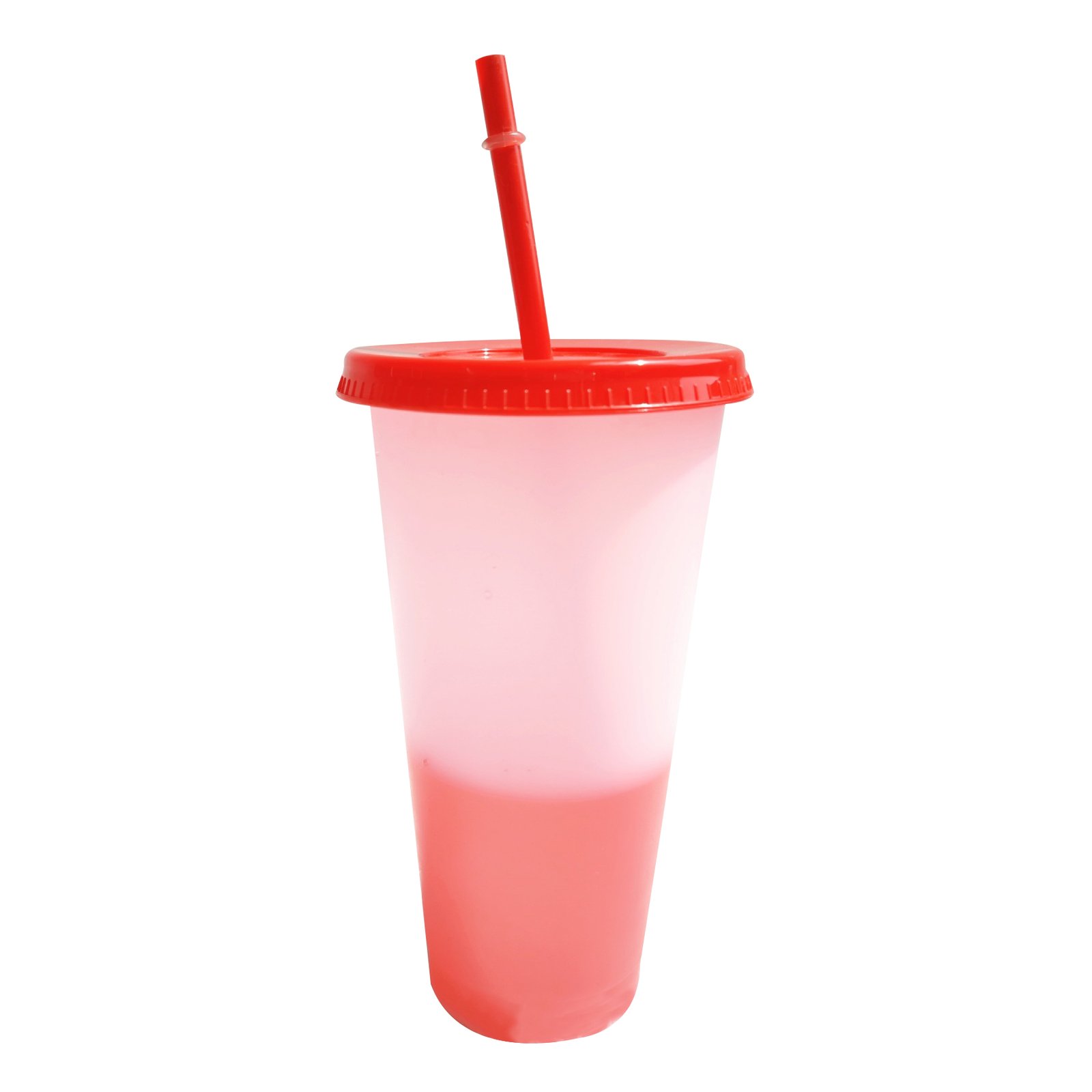 24OZ Mood Color Changing Cup With Lid And Straw