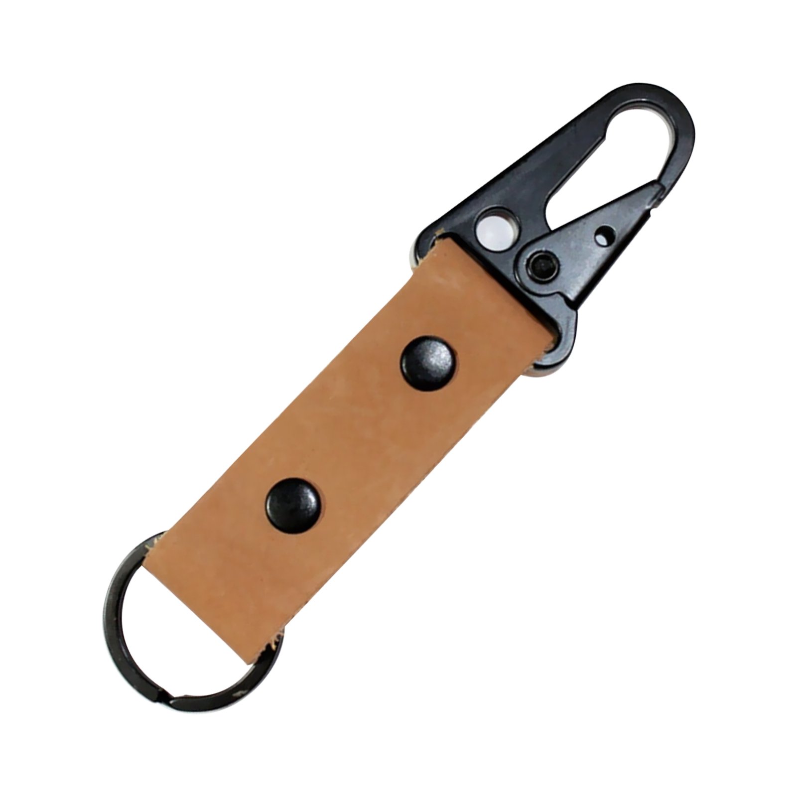 Leather Carabiner Zinc Alloy Key Holder