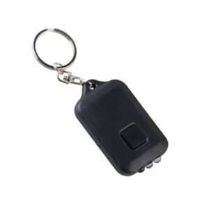 Solar Powered Led Flashlight Keychain