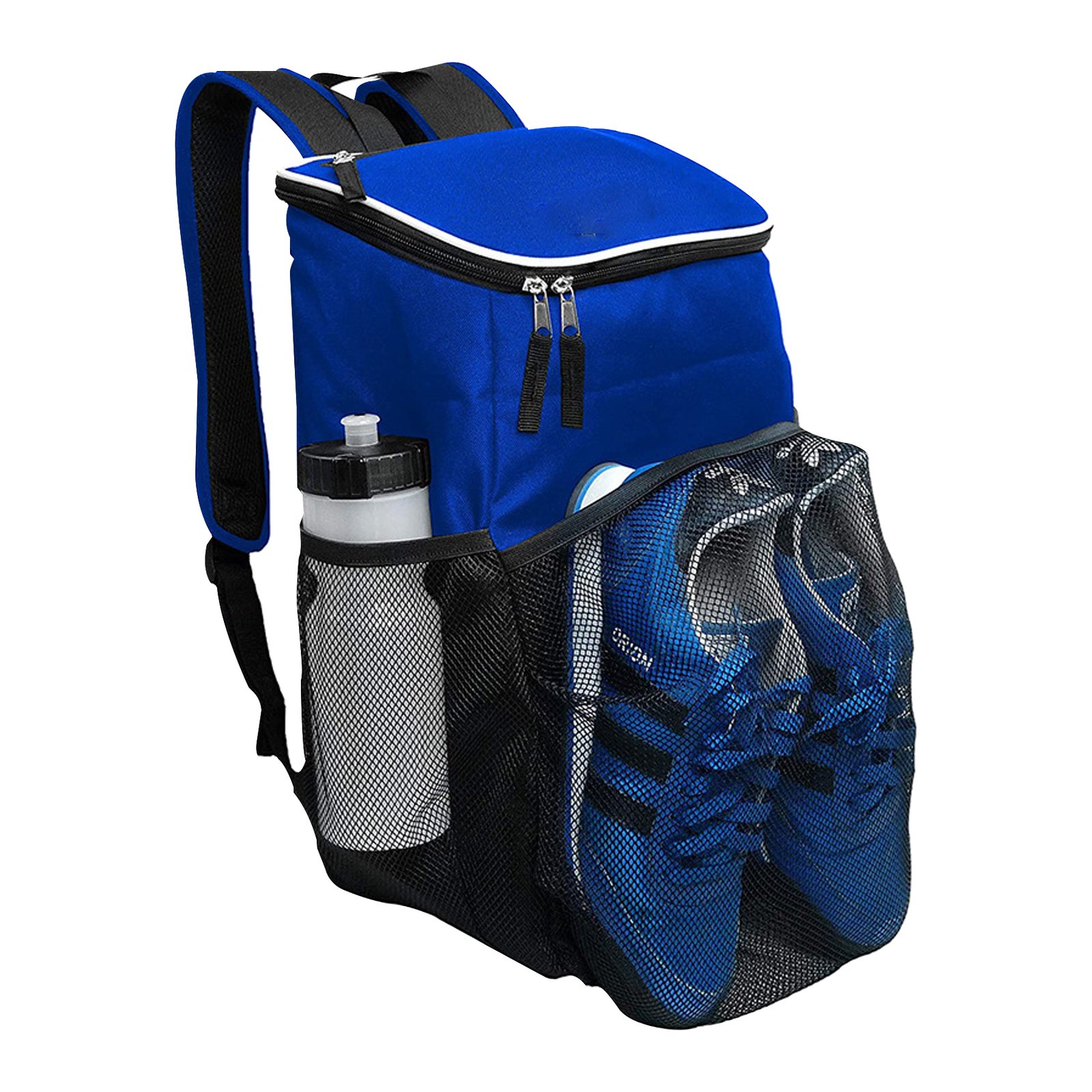 Sports Workout Gym Bag Backpack W/ Ball Equipment Pocket