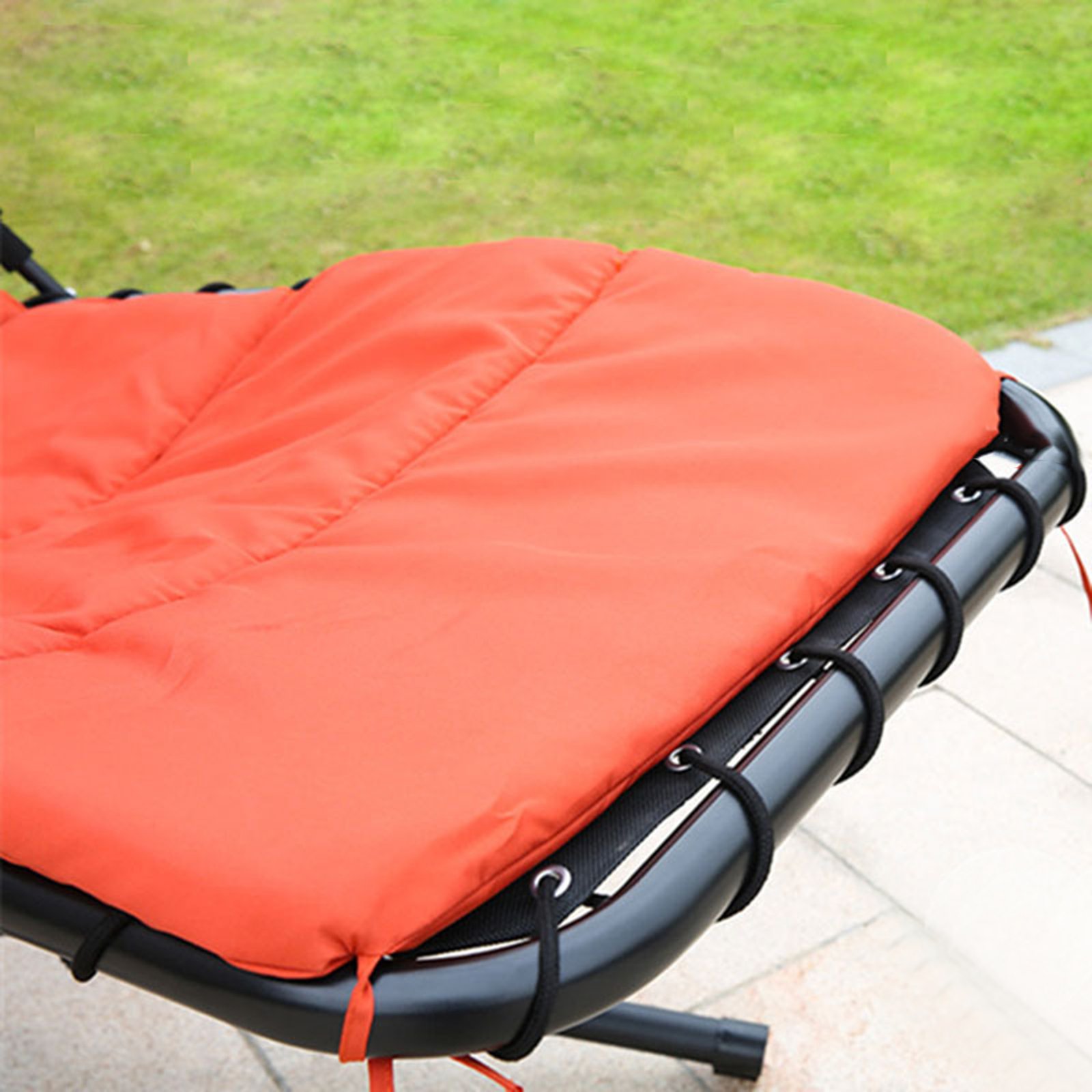 Outdoor Hanging Curved Steel Lounge Chair Swing
