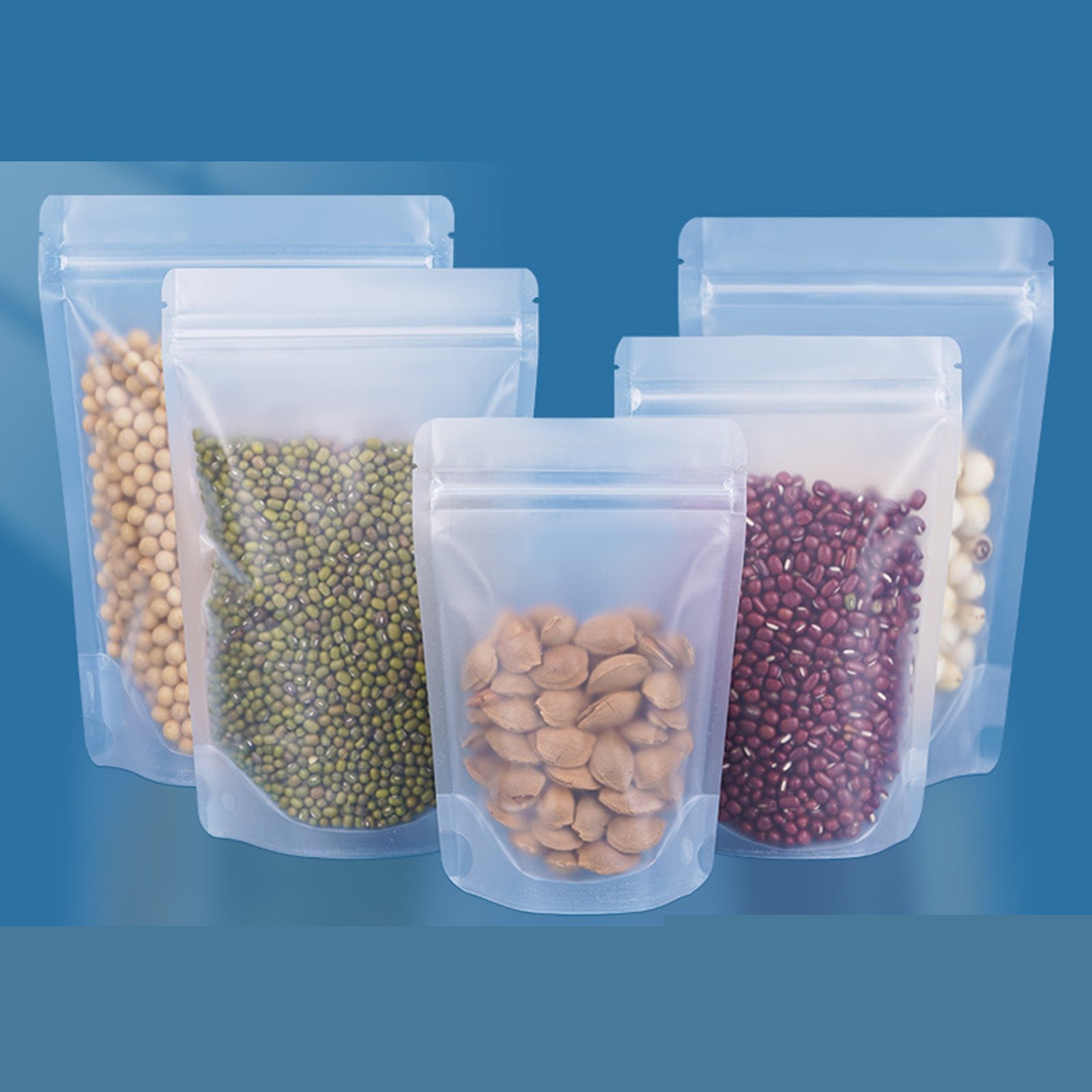Frosted Transparent Food Bag