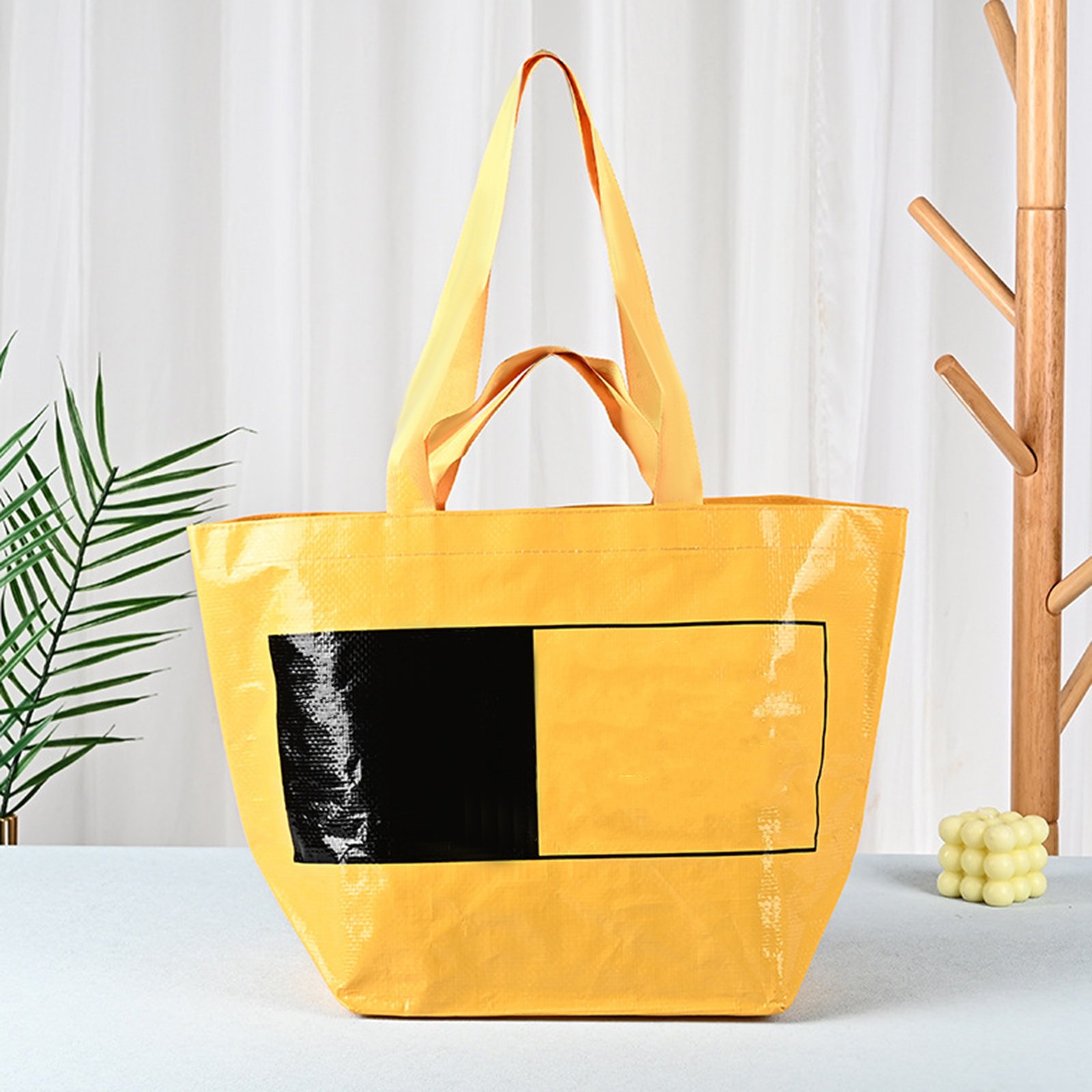 Laminated Boat Tote Bag w/Custom Double Handles