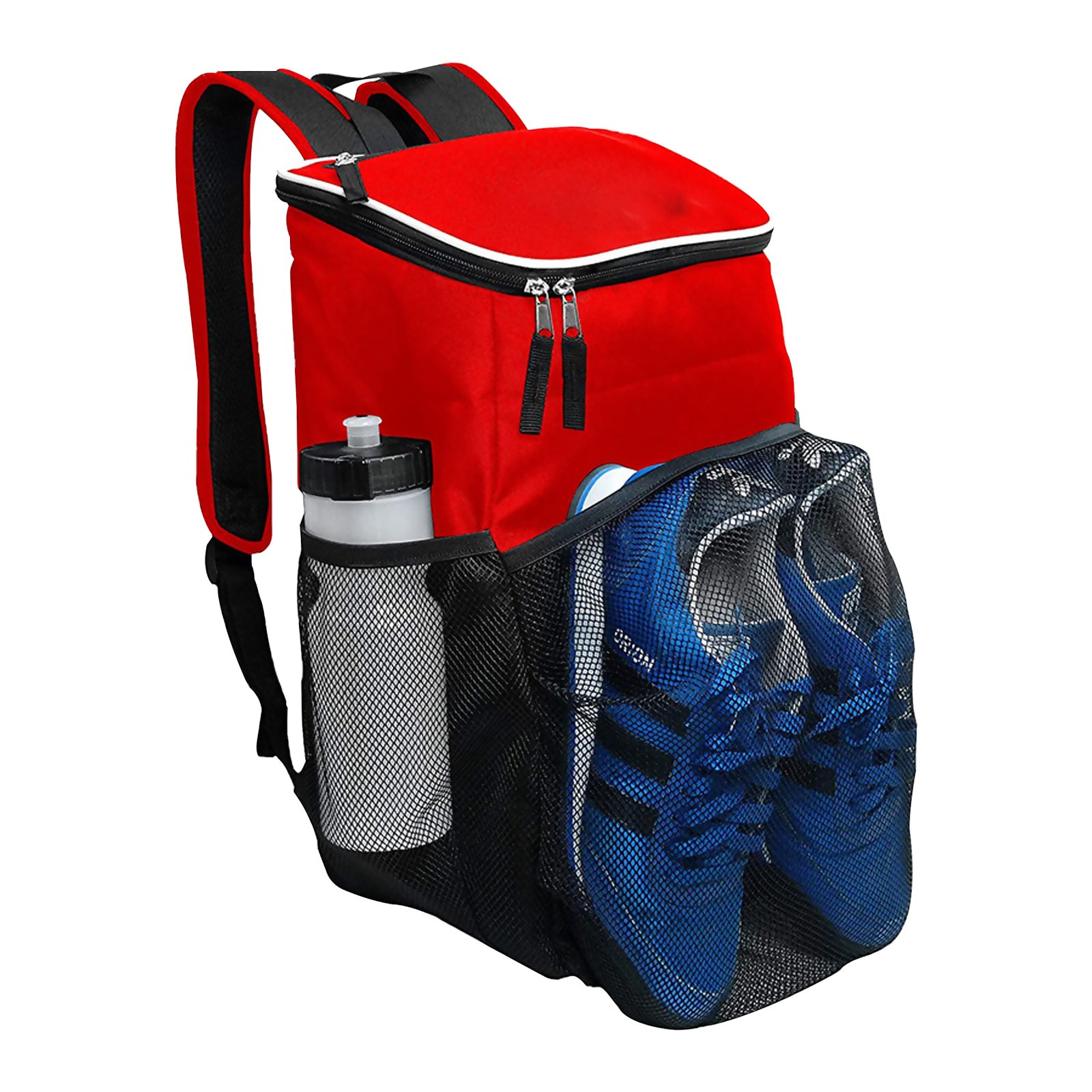 Sports Workout Gym Bag Backpack W/ Ball Equipment Pocket