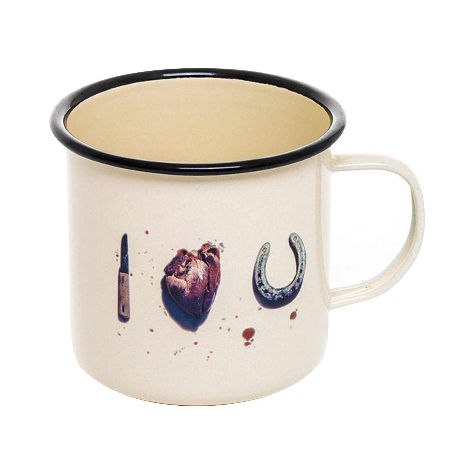 Custom Enamelled Coffee Mug