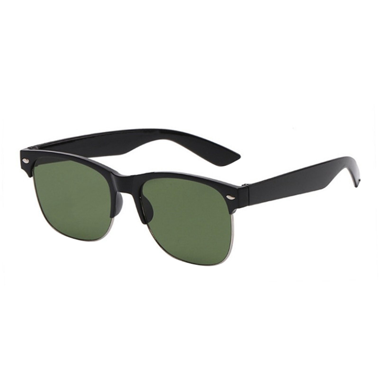 Imitative Bamboo Woodgrain Plastic Sunglasses
