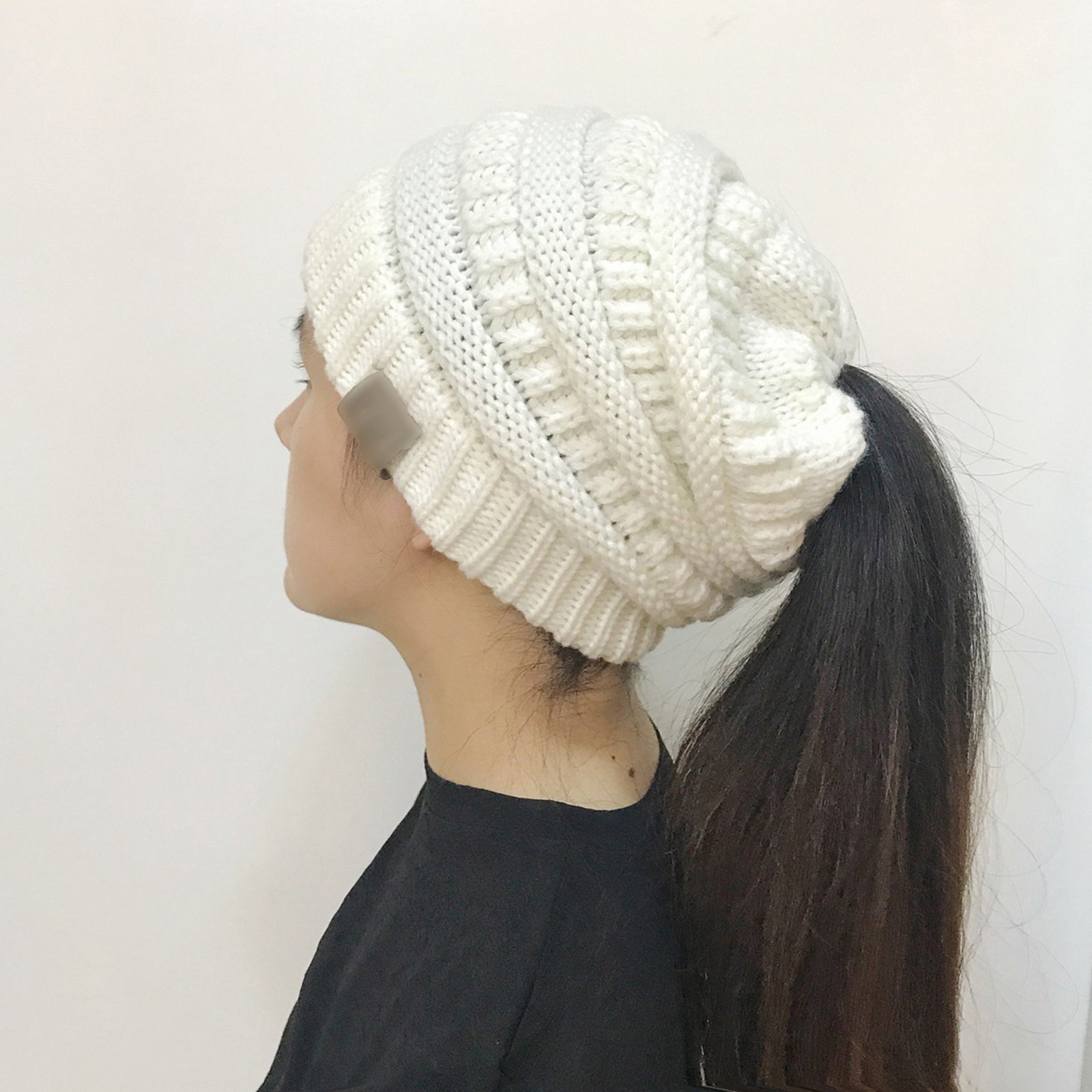 Beanie Multi Color Ribbed Hat Cap