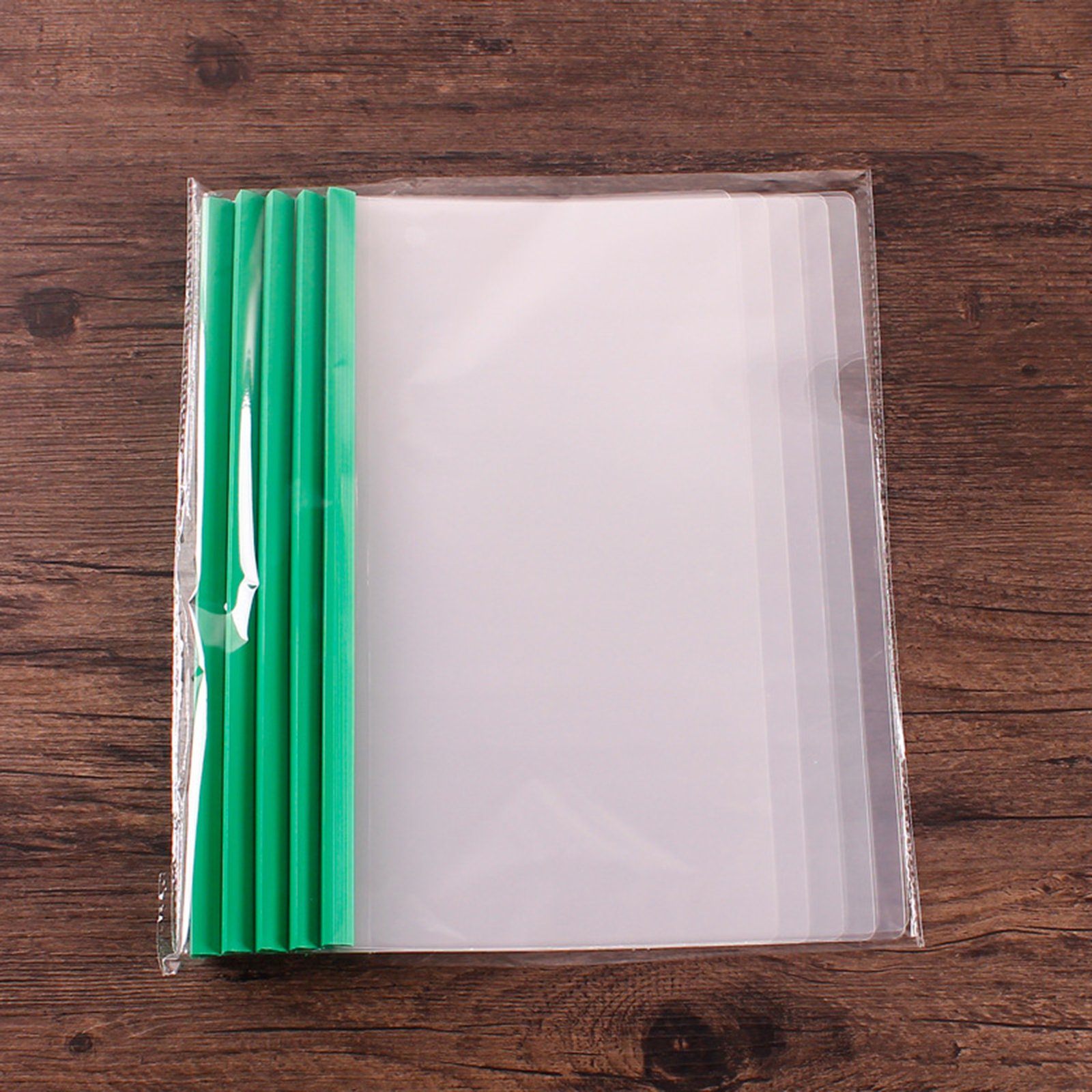 A4 Transparent File Document Folder with Sliding Bars