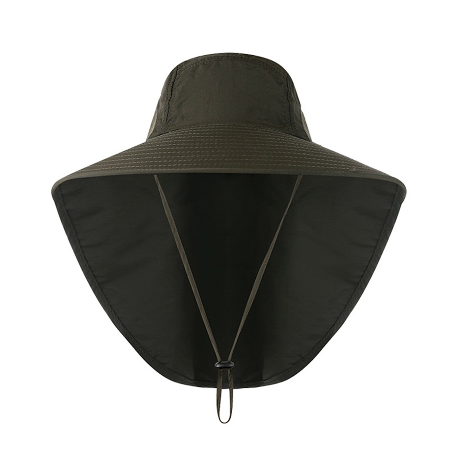 Uv Protection Bucket Hat With Neck Flap