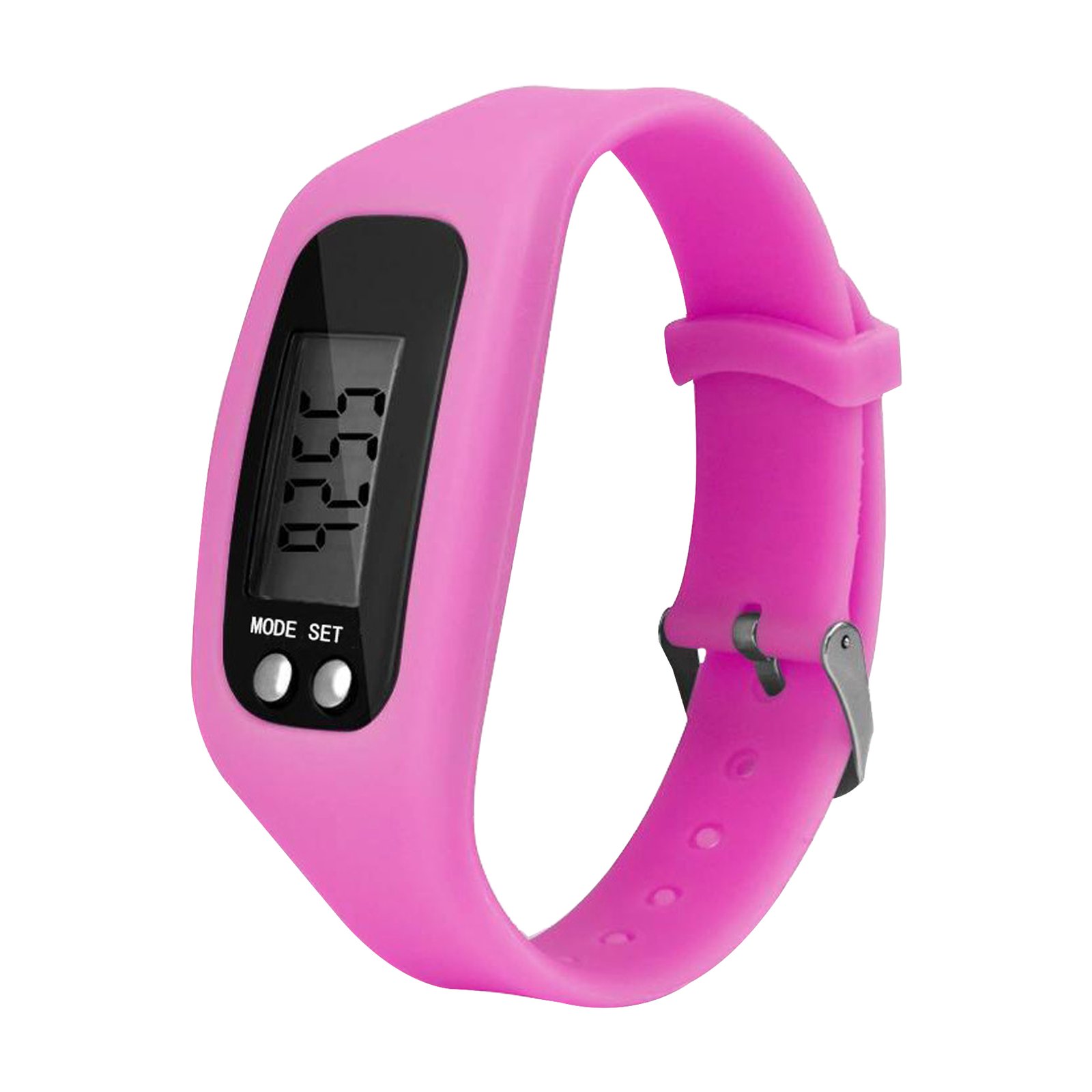 Silicone Fitniess Tracker Pedometer Watch