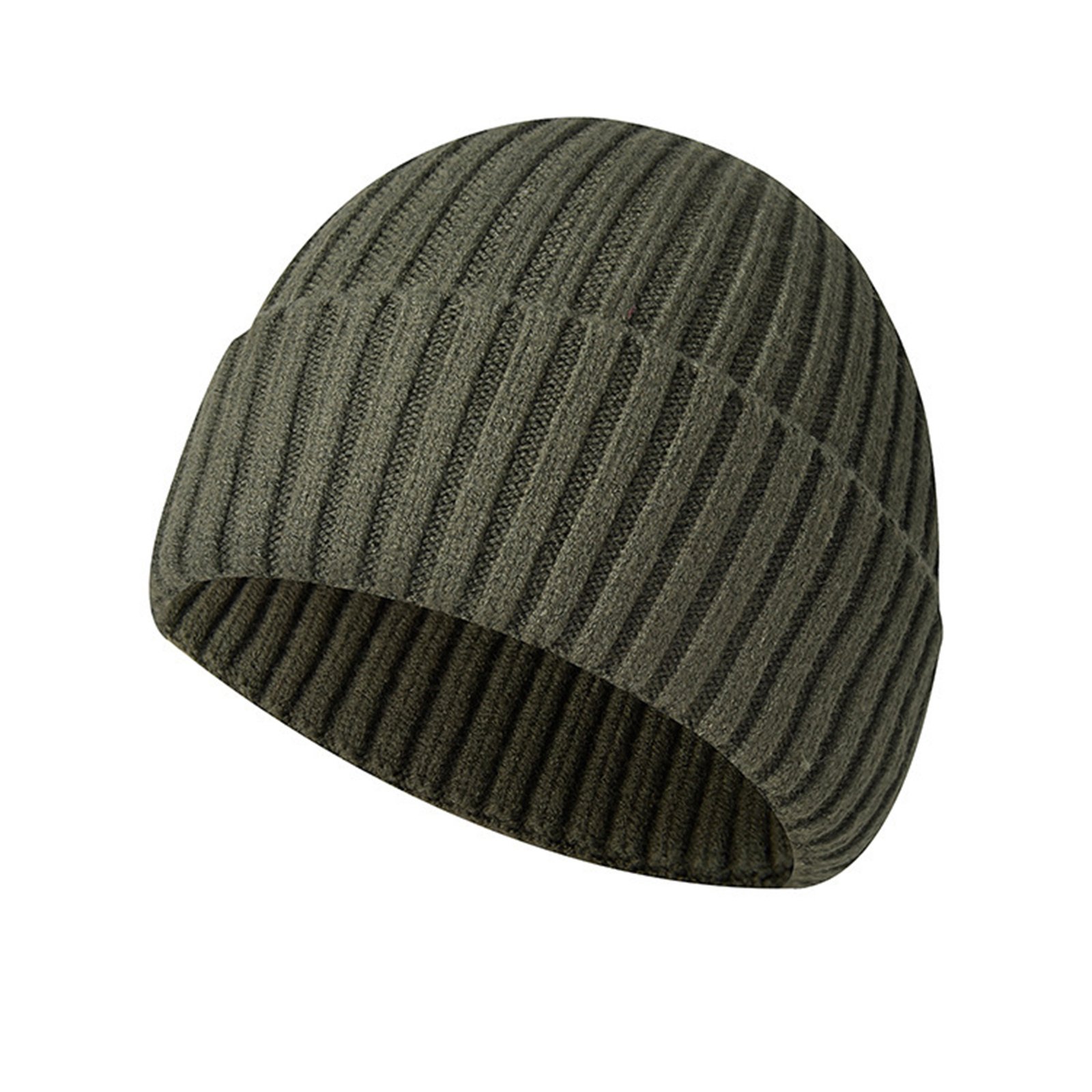 Winter Men's And Women's Knitted Foldover Hat