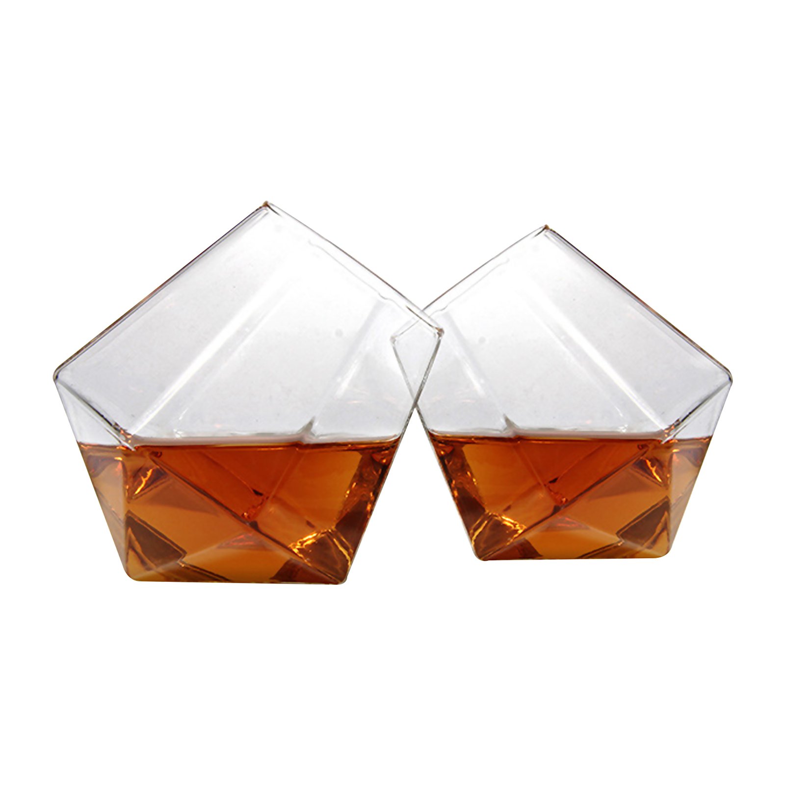 Diamond Shaped Whiskey Glasses
