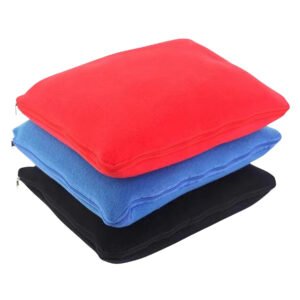 Custom Zip-up Travel Pillow Blanket