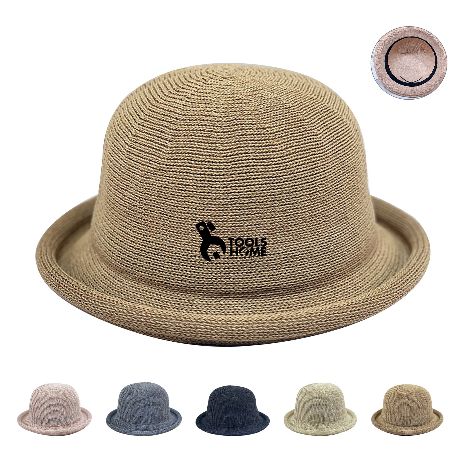 Crimping Straw Sun Hat