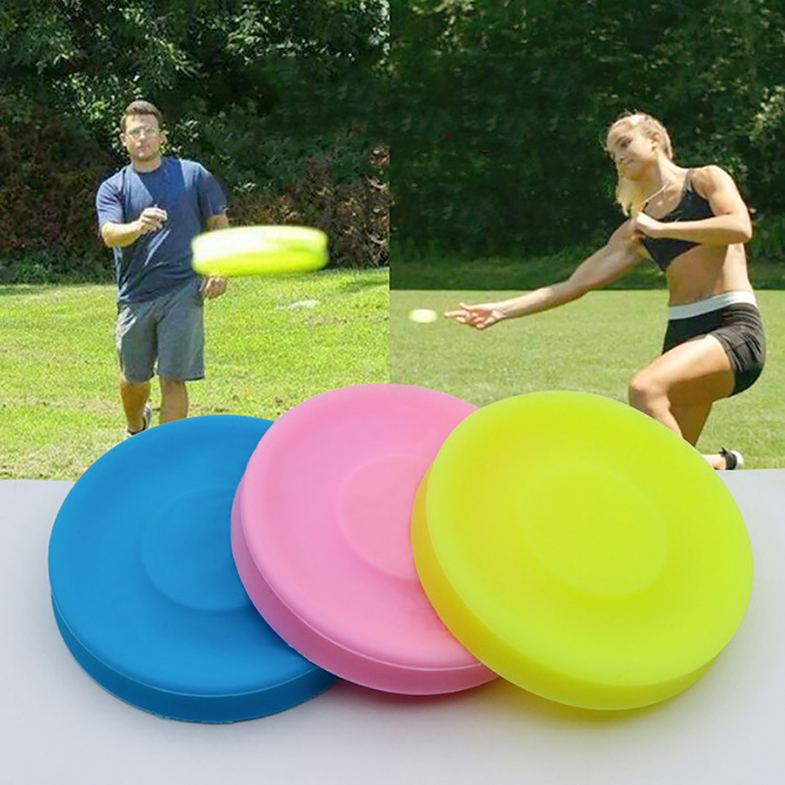 2.56" Silicone Mini Pet Game Flyer