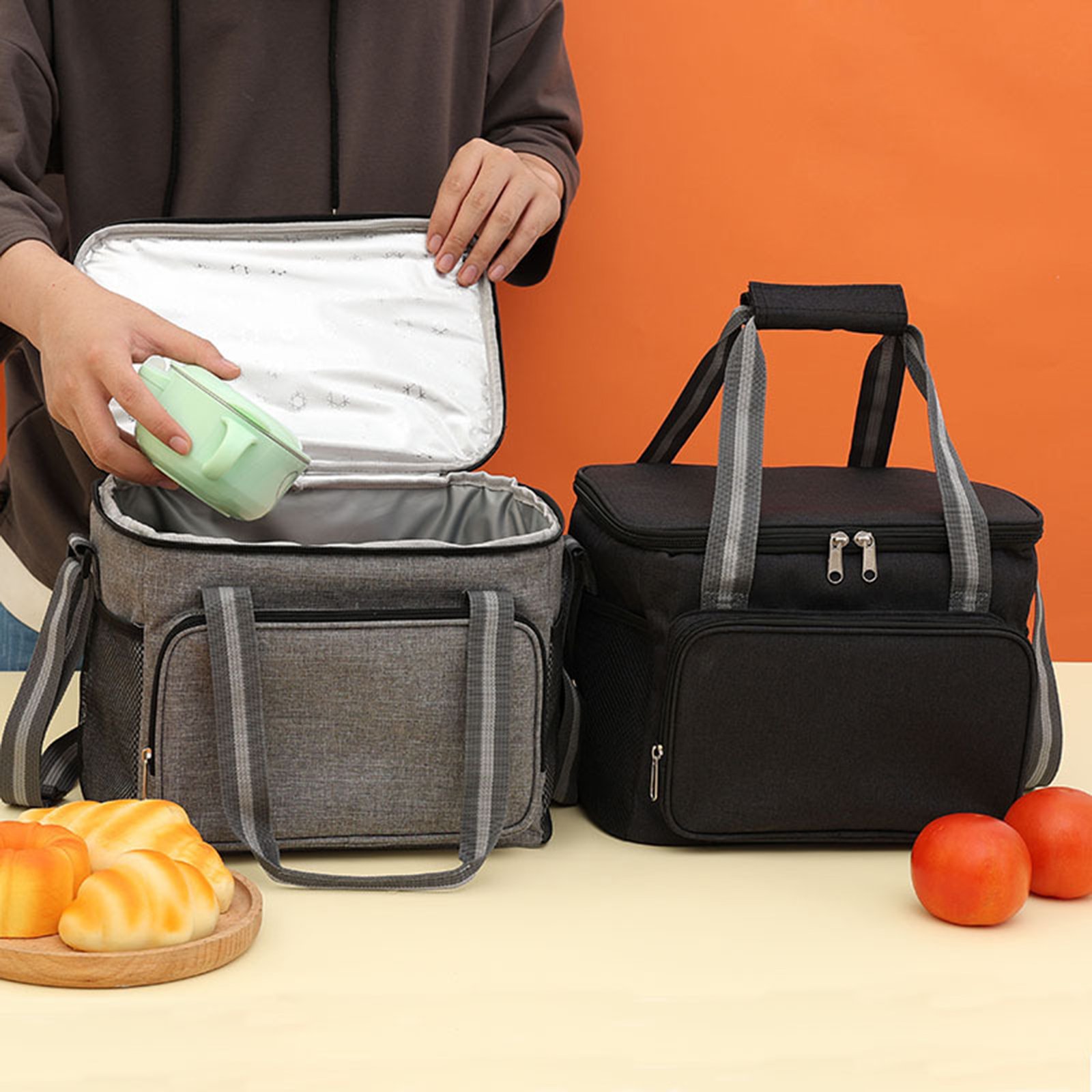 Insulated Cooler Lunch Tote Bag