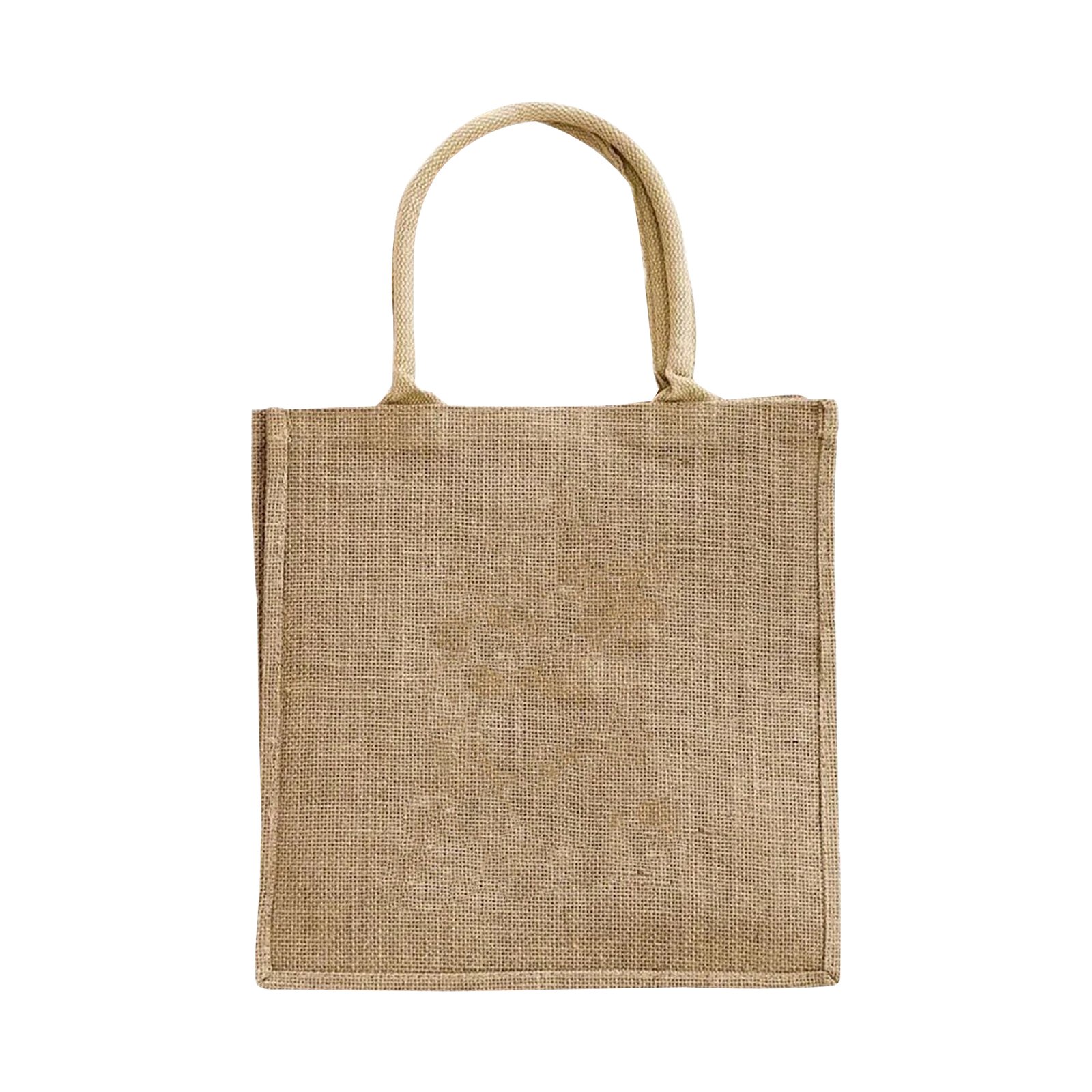 Burlap Shopping Tote Bag