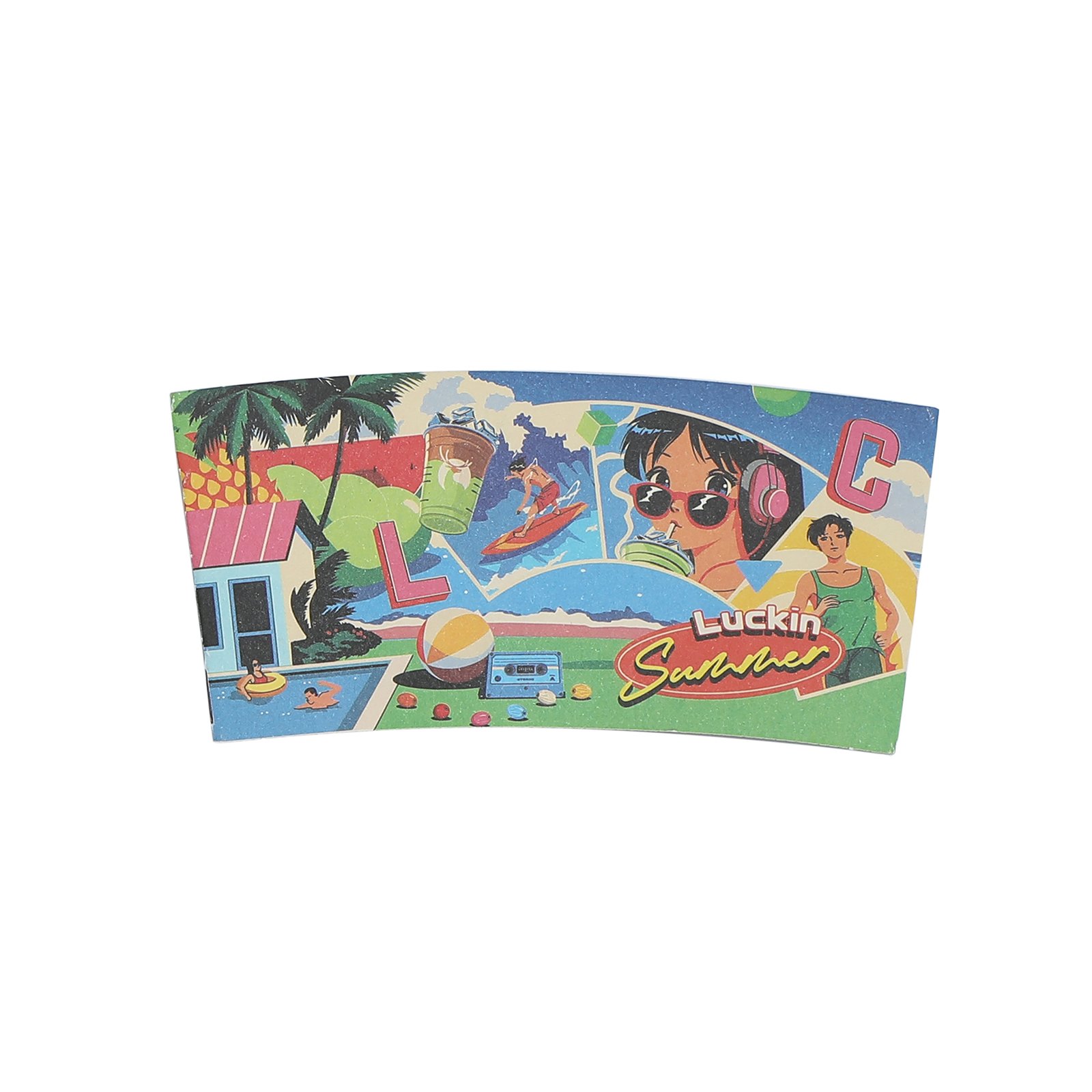 5 " x 2.4 "Kraft Paper Cup Sleeve