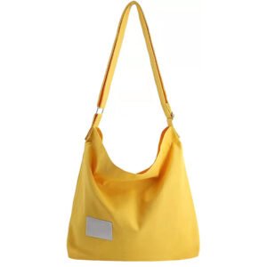Canvas Shoulder Slung Tote Bag