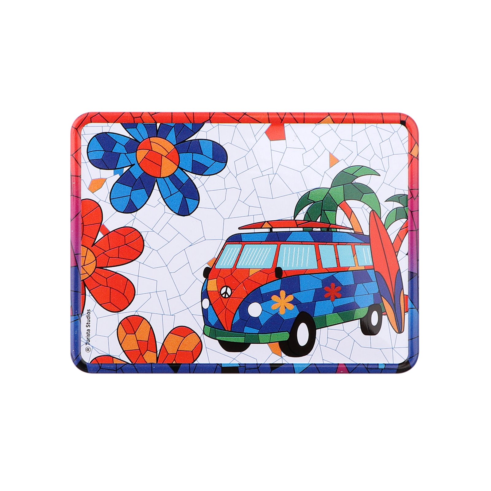 3.15"x2.35" Tinplate Metal Fridge Magnets Tourist Souvenirs