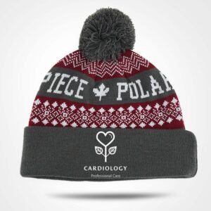 Jacquard Knit Pom Beanie