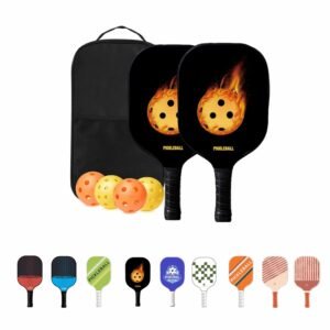 Glass Fiber Pickle ball Paddle Set