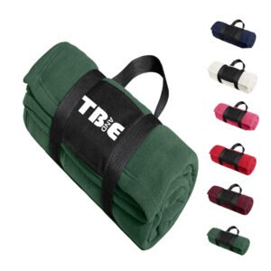 Polar Fleece Blanket With Carrying Strap
