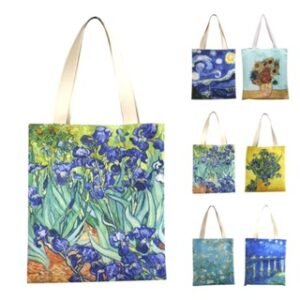 Full Color Grocery Canvas Tote Bag