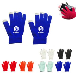 Customized Touch Screen Knitted Gloves