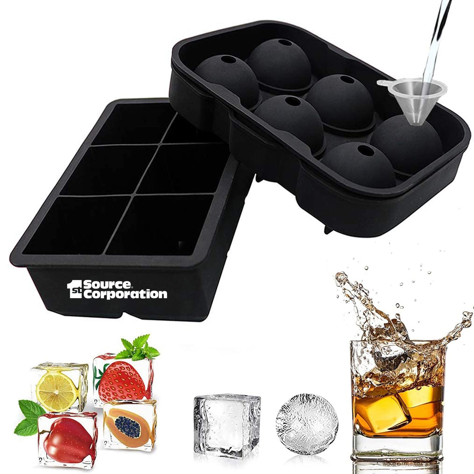 Silicone Ice Cube Tray