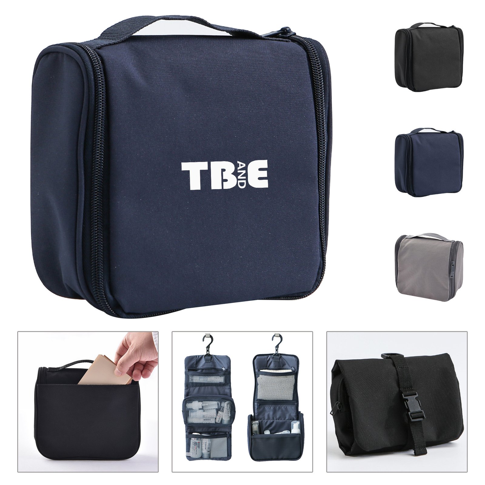 Foldable Hanging Travel Waterproof Wash Toiletry Bag Pouch