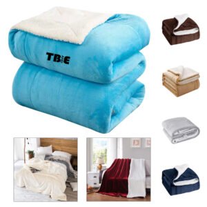 Super Cozy Faux Lamb Wool Soft Sherpa Fleece Blanket