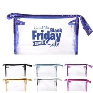 Zippered Clear Cosmetic Bag